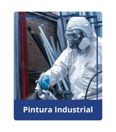 Foto de pintura industrial em ação, destacando processos de revestimento profissional, equipamentos modernos e acabamento de alta qualidade. Ideal para empresas do setor industrial e de manutenção.